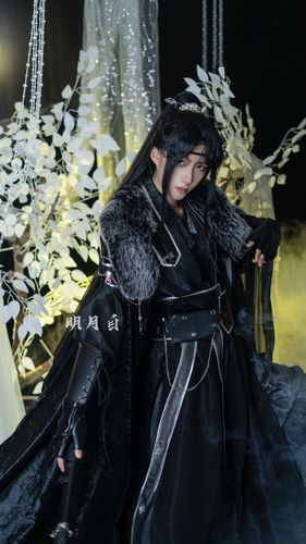 墨燃踏仙君长庚帝王cos古风古装万用大氅斗篷/披风·八伏【转经轮