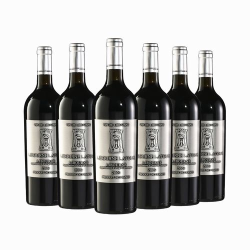 法国拉图红酒 750ml 原瓶进口利布尔纳干红葡萄酒 2009银标 整箱6瓶装