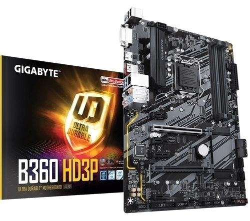 全新盒装gigabyte/技嘉b360 hd3p台式机电脑主板支持ddr4内存