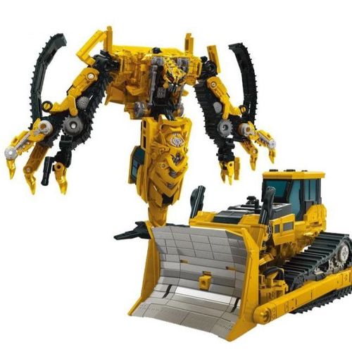 孩之宝变形金刚电影大力神 ss 搅拌大师铲土机高塔拖斗超载