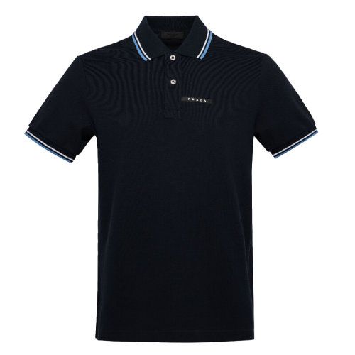 【包税】prada/普拉达  男士短袖t恤 男装polo衫体恤短袖翻领t恤