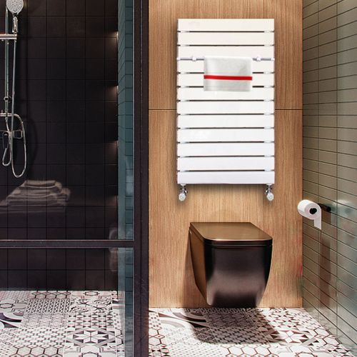 小背篓暖气片卫生间壁挂式铜铝复合暖气超薄家用水暖散热片毛巾架