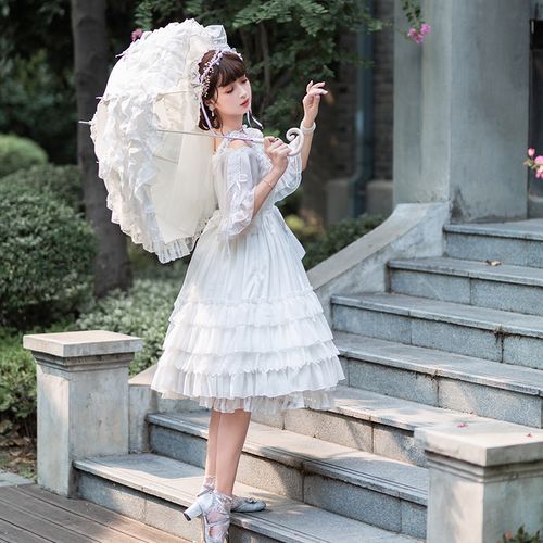 维纳斯之吻 lolita裙原创正品优雅花嫁裙华丽jsk洛丽塔洋装连衣裙