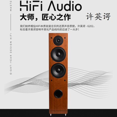 许英谔音响6.5寸hifi高保真发烧2.0无源经典落地音箱6202/6301
