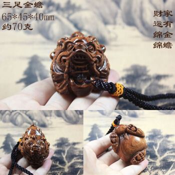 【品质保证】随身把玩物件 手把件男士随身把玩手件转运实木可盘玩小