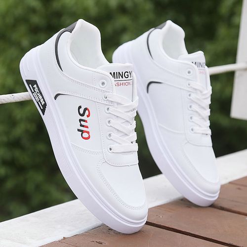夏季新款板鞋男韩版潮流社会小白鞋男运动休闲鞋男士学生白色鞋子