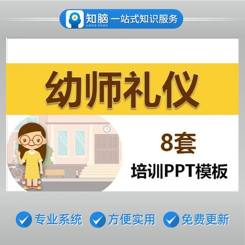 幼儿园教师礼仪培训课件老幼师沟通形象行为规范成品动态ppt模板课件