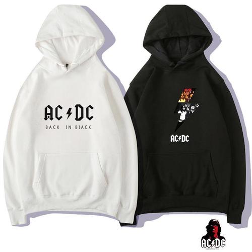摇滚音乐acdc乐队卫衣男套头连帽外套情侣装衣服秋冬季上衣女潮牌