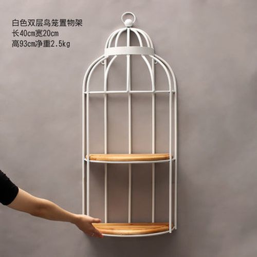 万花北欧铁艺花架室内阳台鸟笼多层架客厅落地置物架转角装饰花盆架子