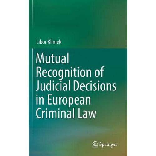 预订 mutual recognition of judicial decis. [9783319443751]