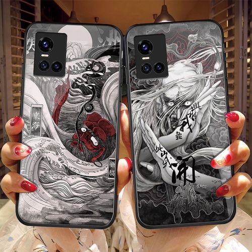 vivo s10手机壳般若vivos10pro玻璃壳佛系潮牌男女款善恶潮牌善恶