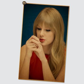 泰勒斯威夫特 taylor swift 歌星 霉霉  贴画墙面装饰海报 装饰画芯