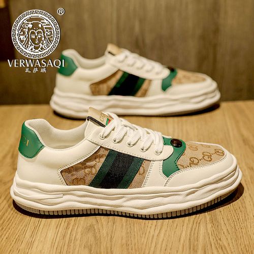 parrotfaery/联邦瓦萨琪鞋子男欧洲站2021秋冬板鞋潮牌休闲小白鞋