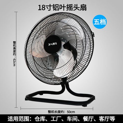 格力(gree)工业风扇电风扇除甲醛同款强力大功率工业扇落地扇趴地扇