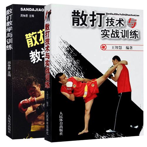 散打教学与训练书籍 拳击书籍教程技巧图解 散打的书实用 基础入门
