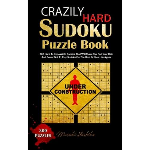 预订 crazily hard sudoku puzzle book: 300. [9781690499060]