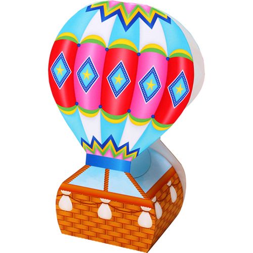 纸模型制作diy手工作业益智玩具卡通迷你热气球 3d立体手工纸模型