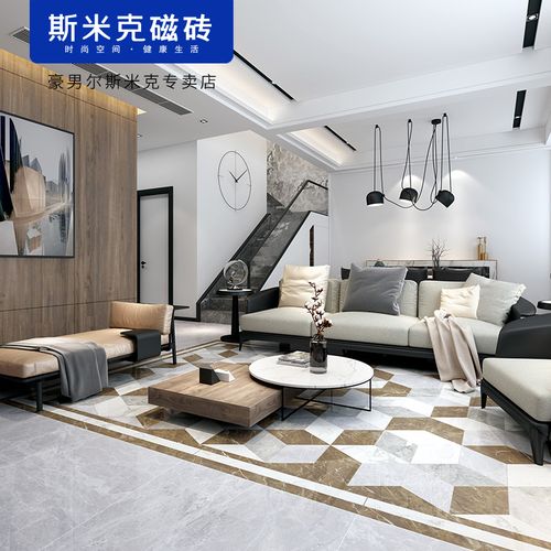 斯米克瓷砖 宙斯灰t1218lkp 通体大理石瓷砖 客餐厅背景墙防水防滑