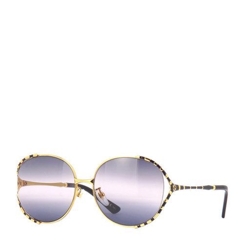 gucci/古驰太阳镜女士金属框时尚大框墨镜倪妮明星同款防紫外线眼镜gg