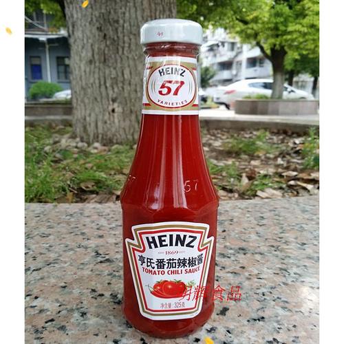 新品推荐亨氏番茄辣椒酱325g瓶装 汉堡 披萨意面西餐料理烘焙原料