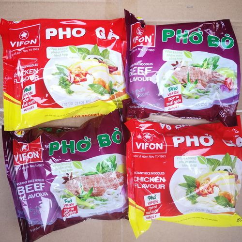 越南pho bo vifon牛肉味河粉速食米线方便面丝米粉6袋×65克包邮