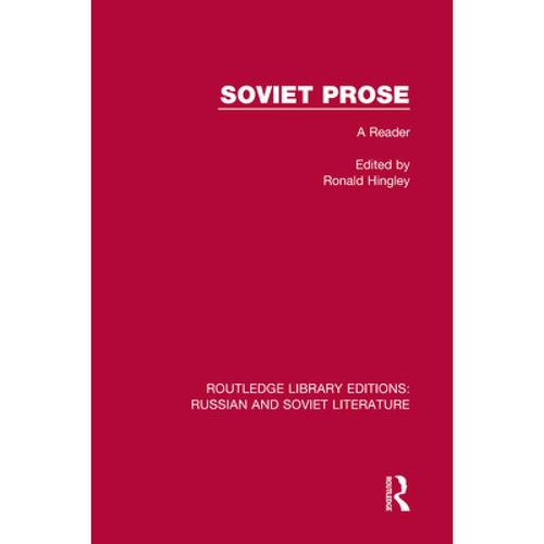 预订 soviet prose (rle russian & soviet [9780367725976]