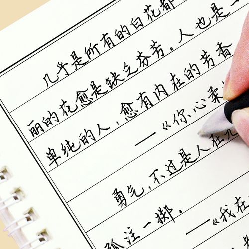 渐入佳境字帖楷书楷体正楷练字帖女生字体漂亮硬笔书法成人练字本男生