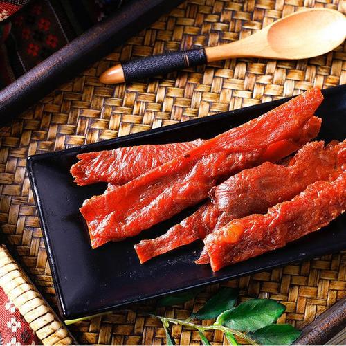 靖江猪肉脯肉铺干边角肉料肥啾网红零食小吃肥秋香辣蜜汁孜然负片