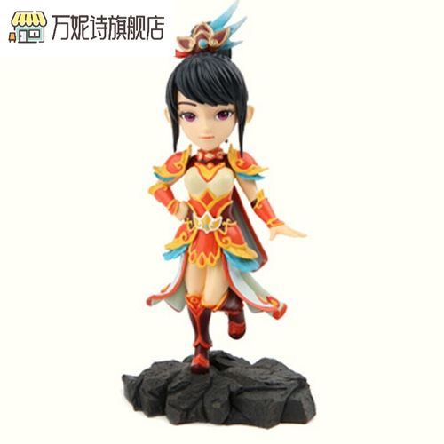 梦幻西游英女侠剑侠客虎头怪硬体公仔角色摆件游戏周边 英女侠 经典