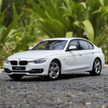 威利welly 1:18 宝马335i 宝马3系 bmw 合金汽车模型 白色