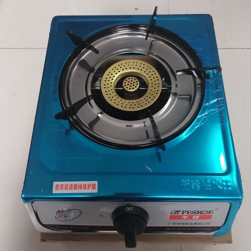 不锈钢台式沼气灶沼气专用加厚猛火家用非液化气