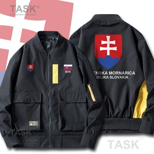 task斯洛伐克slovakia国家海军秋季潮牌薄款夹克男女工装开衫外套