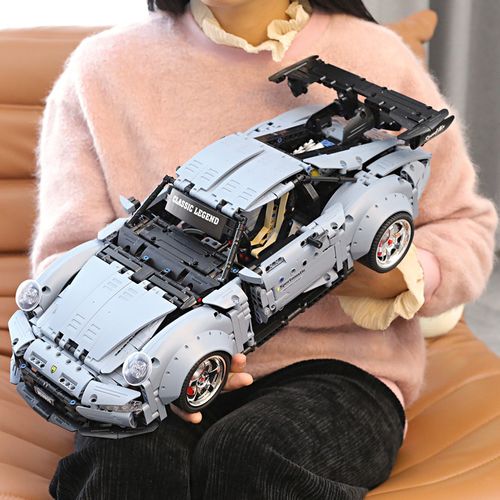 乐高moc机械系列低趴赛车积木保时捷跑车911拼插男女模型益智玩具