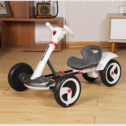 美国rollplay如雷新款折叠卡丁车智能蓝牙音乐儿童电动四轮漂移车