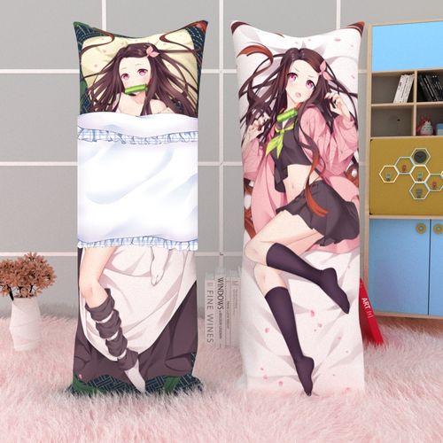 2022新款鬼灭之刃周边抱枕 艾若可鬼灭等身抱枕祢豆子蝴蝶忍我妻善逸