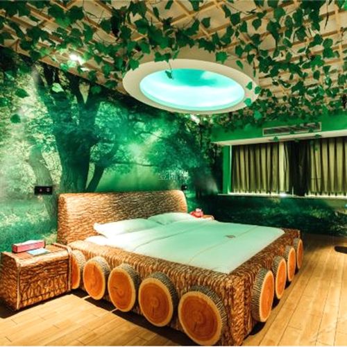 水床民宿家具酒店床情趣床多功能电动创意主题宾馆床轻奢精品方形