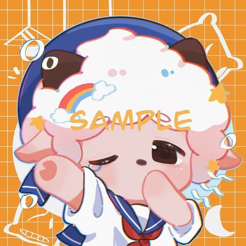 喜羊羊与灰太狼之筐出未来周边喜羊羊与灰太狼徽章 吧唧水手服系列