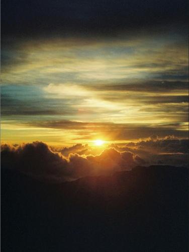 现代简约黄昏日落晨曦日出风景客厅房间玄关挂画壁画