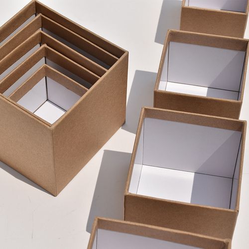 礼品盒小号天地盖  化妆品茶叶包装盒 中性方形 复古 方盒子 定做