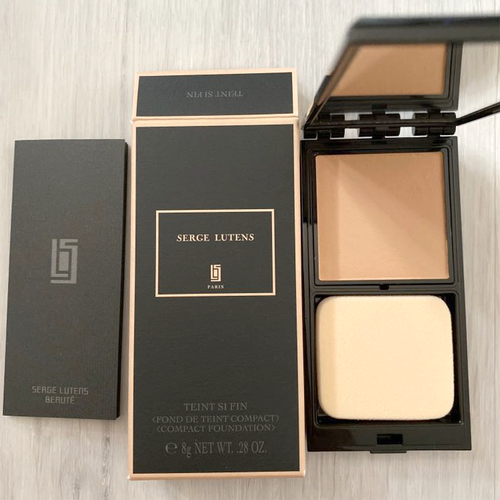 法代serge lutens芦丹氏teint si fin卤蛋贵妇膏状粉底定妆遮瑕00