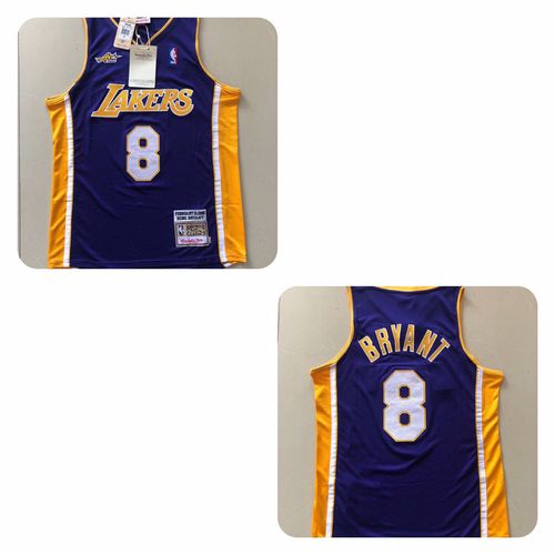 lakers科比8号2000年全明星 纪念版全刺绣球衣男kobe湖人队篮球服