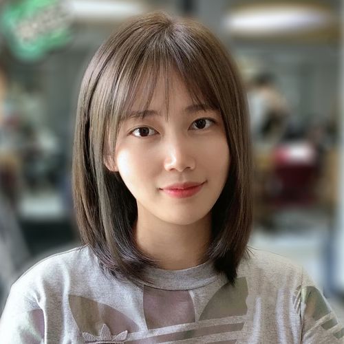 假发女短发中长发全头套式自然空气刘海新式发套网红气质锁骨发