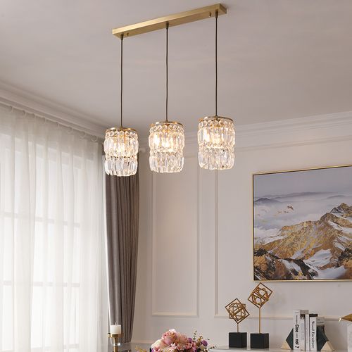 餐厅灯吊灯三头吧台灯后现代轻奢吊灯餐厅灯具简约现代北欧网红灯