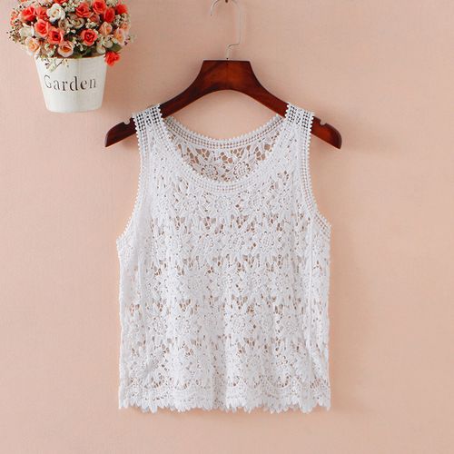 小吊带背心女外穿针织马甲罩衫夏季短款外搭无袖坎肩