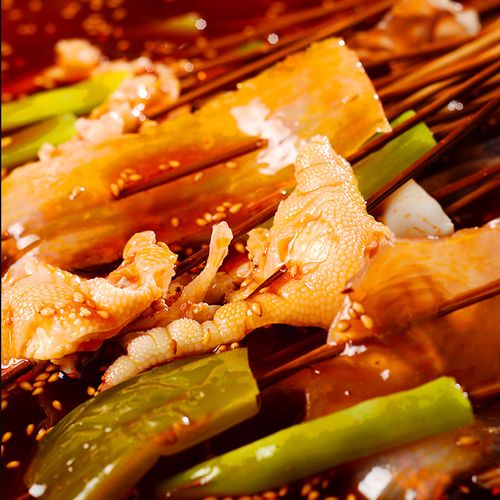 四味鲜乐山钵钵鸡调料冷沾沾串串家用商用配方香辣麻辣凉拌辣椒油