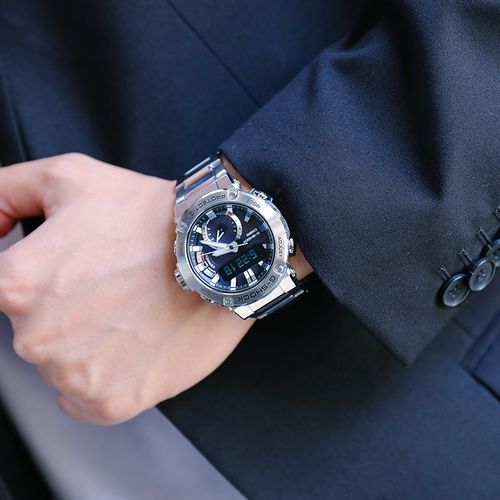 gst-b200 卡西欧g-shock 男表led照明时尚运动防水太阳能蓝牙手表