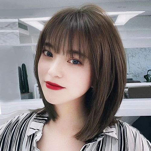 假发女长发中长款全头套式夏季薄韩式发型圆脸自然