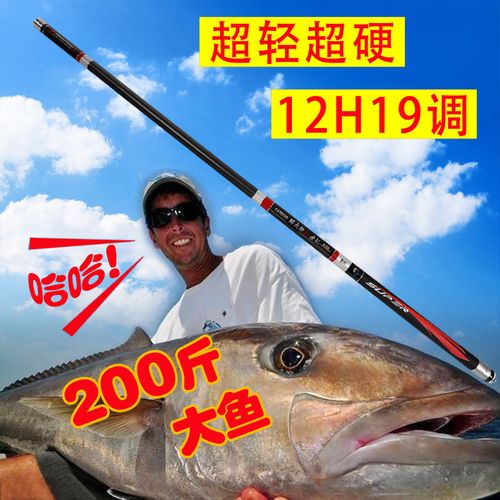 李大毛青鲟大物19调12hh大物竿巨物钓鱼竿青鲟鱼杆暴力竿超轻超硬