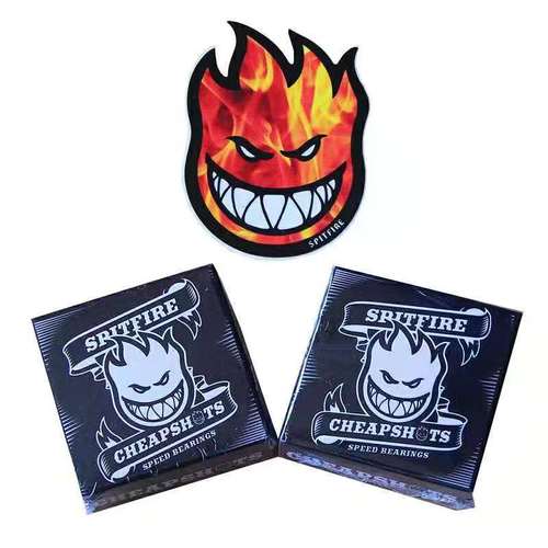 vboy全新美国进口小火人spitfire专业高速防爆双翘滑板轴承