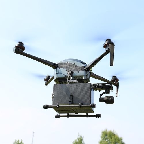 naga娜迦快递运输物资投放多旋翼无人机行业应用远程遥控飞行器